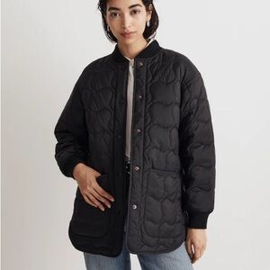 Madewell Women’s Oversized Quilted Bomber Jacket